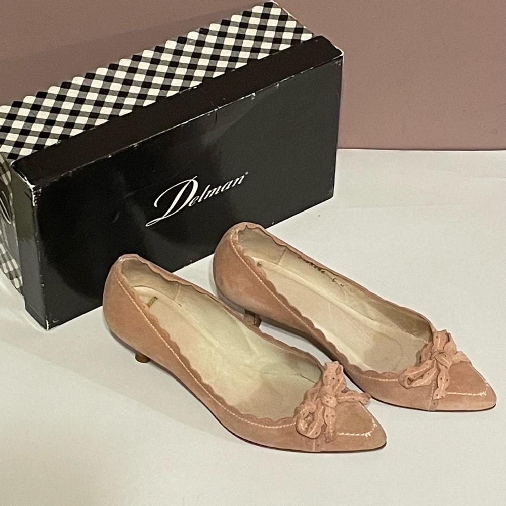 Vintage Delman suede shoes